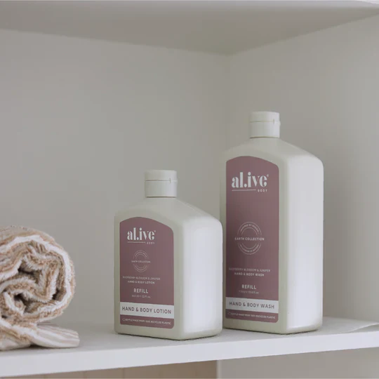AL.IVE BODY - 650ML LOTION REFILL | RASPBERRY BLOSSOM & JUNIPER - Image 4