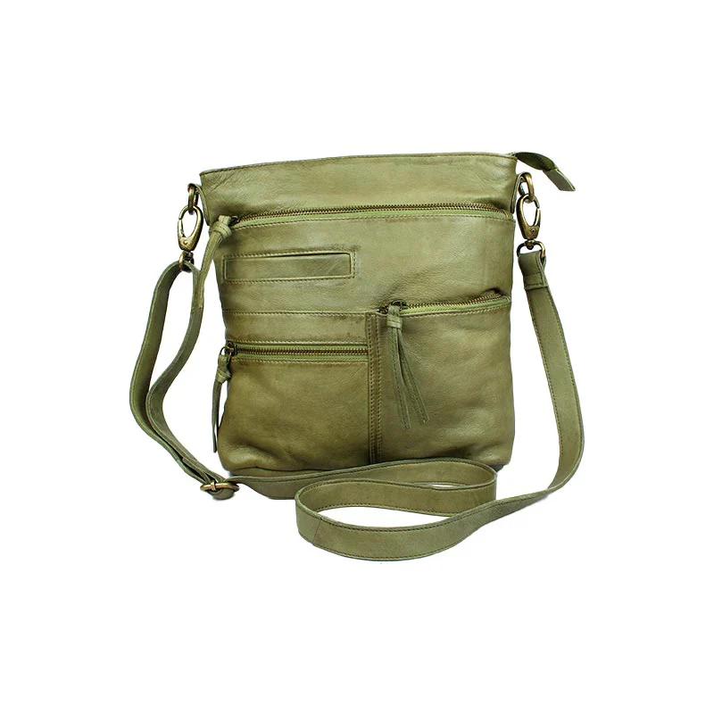 IN LEATHERZ - WASH CROSS BODY BAG - BL06 - Image 14