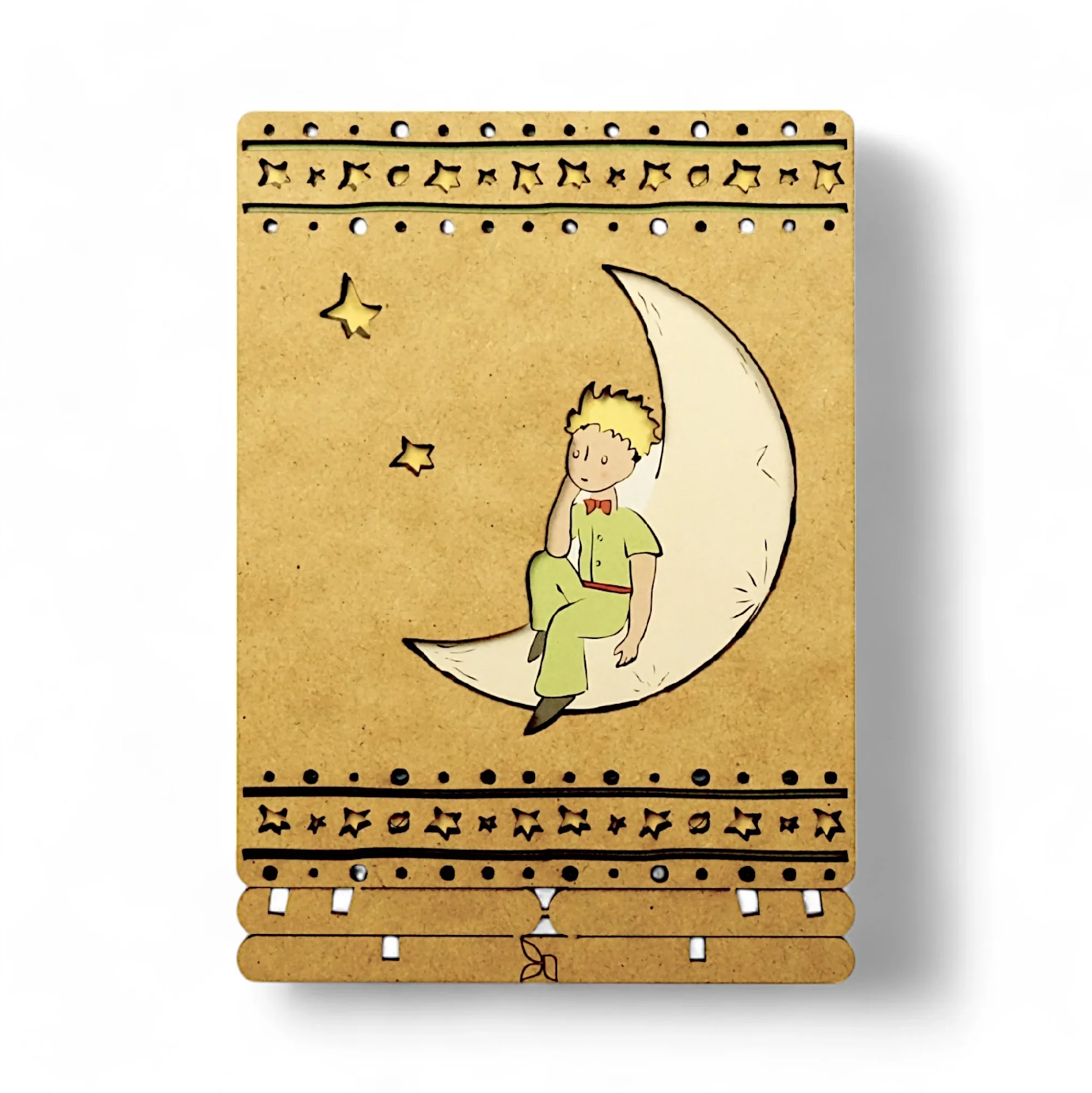 KOMONI - LE PETIT PRINCE ON THE MOON POP-UP ART - Image 3