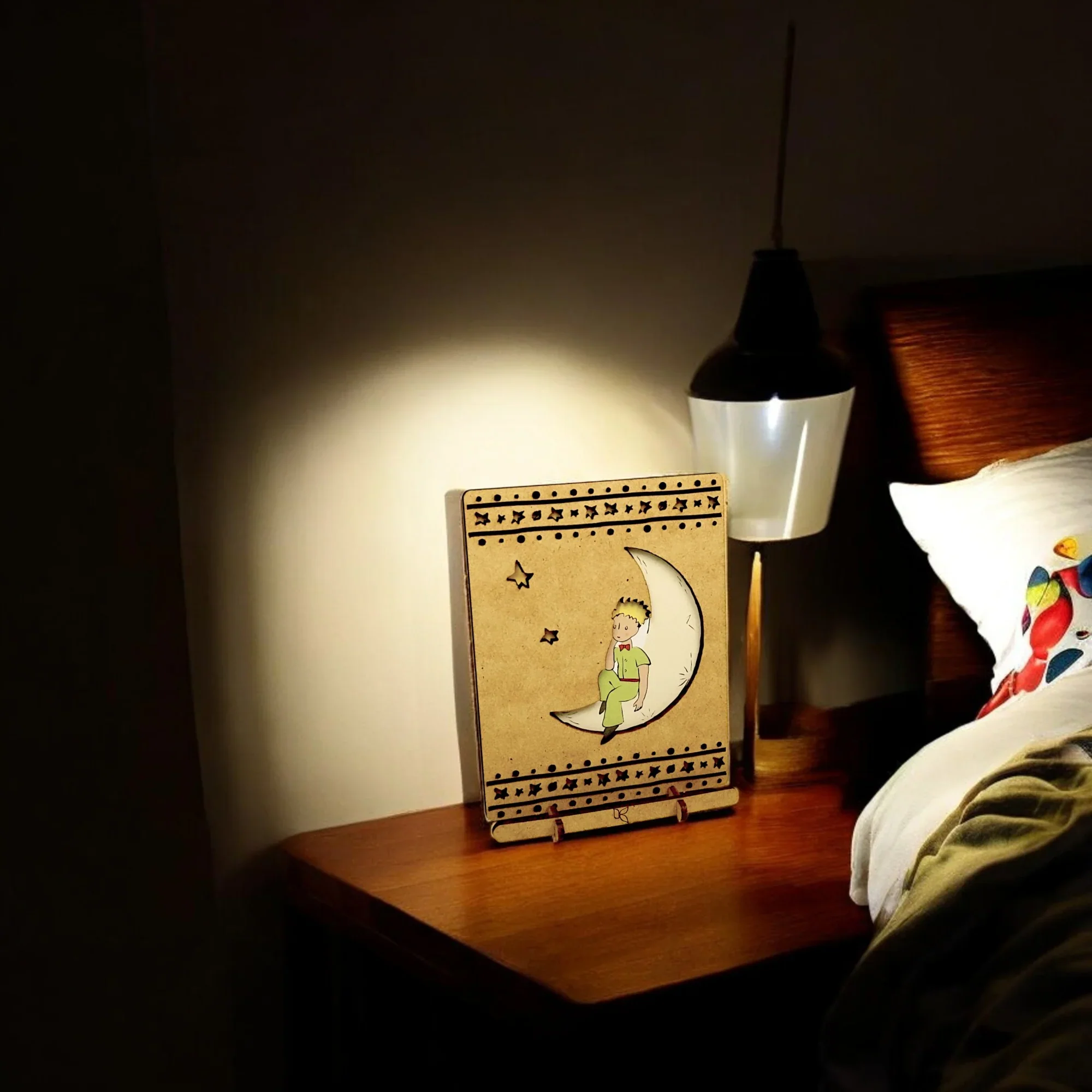 KOMONI - LE PETIT PRINCE ON THE MOON POP-UP ART - Image 4