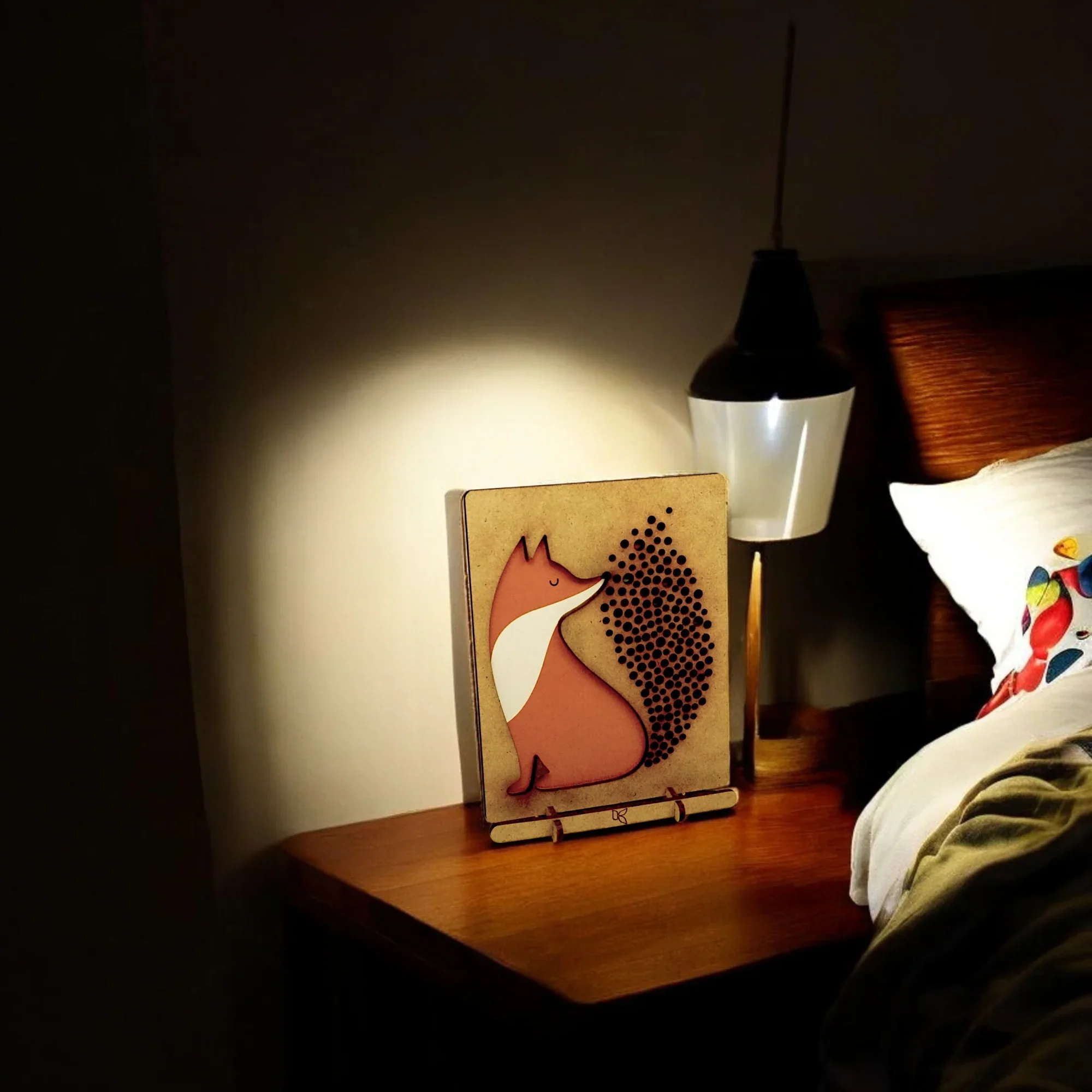 KOMONI - LITTLE FIRE FOX POP-UP ART - Image 4