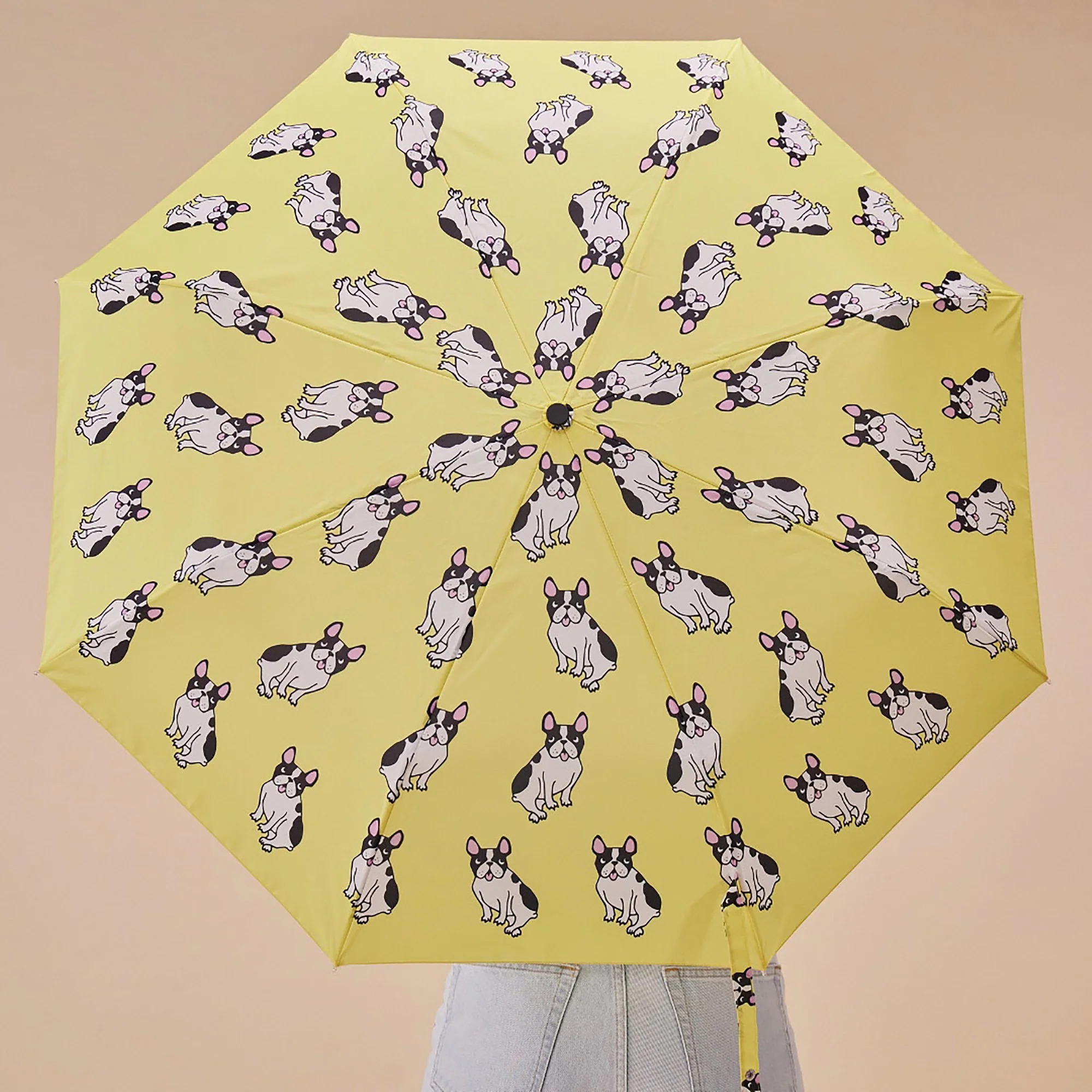 ORIGINAL DUCKHEAD - COMPACT UMBRELLA | COUCOU SUZETTE BOULEDOGUE YELLOW - Image 8