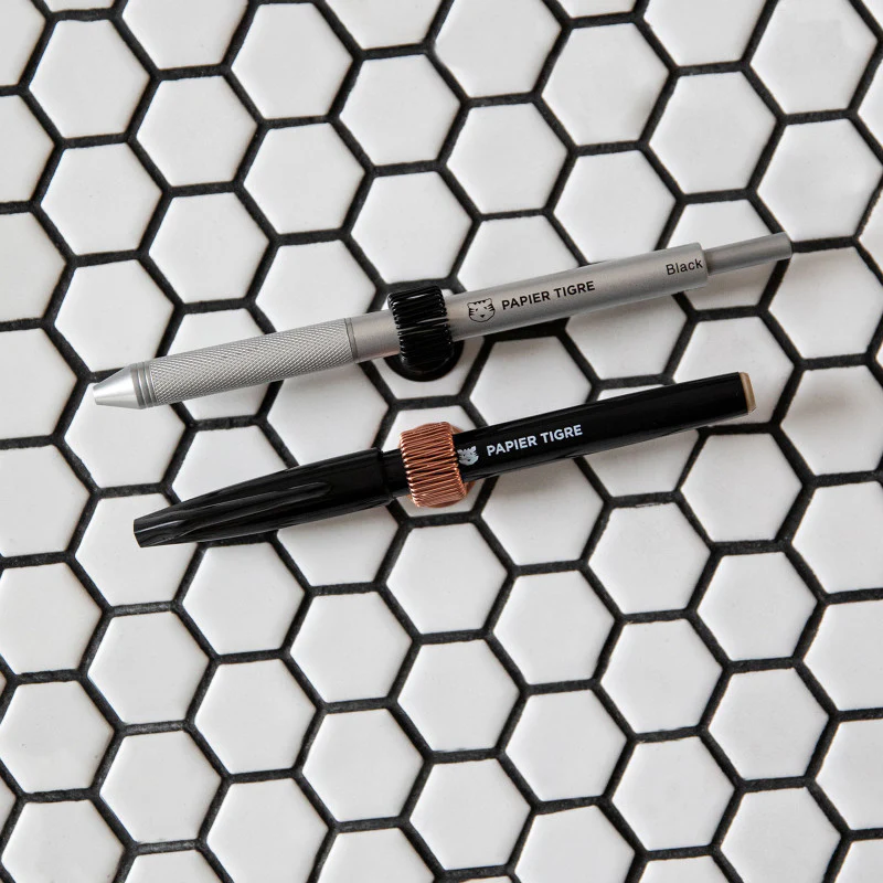 PAPIER TIGRE - MAGNETIC PEN HOLDER | ROSE GOLD - Image 4