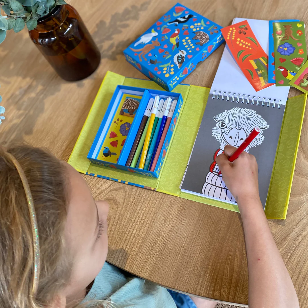 TIGER TRIBE - COLOURING SET | AUSSIE ANIMALS - Image 3