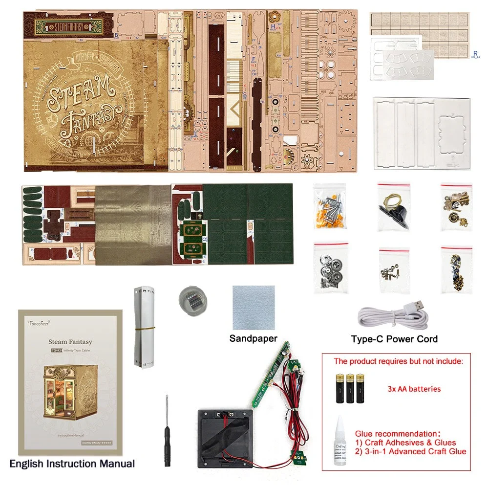 TONECHEER - BOOK NOOK 3D PUZZLE | STEAM FANTASY - Image 6